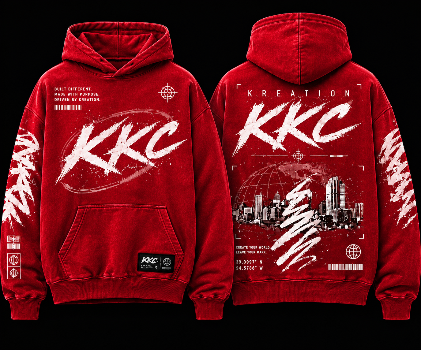 Passion Red hoodie